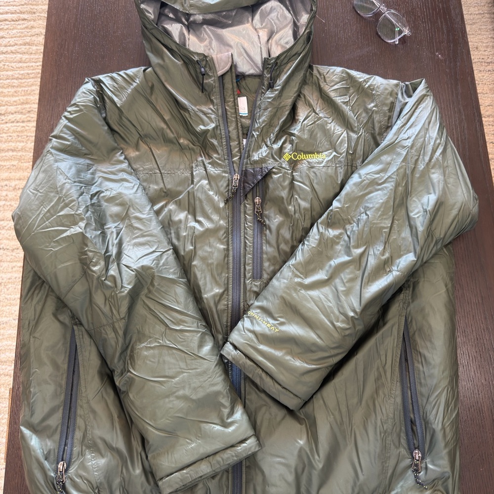 Columbia Green Puffer Jacket